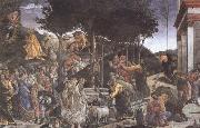 Sandro Botticelli Trials of Moses Spain oil painting artist
